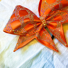 Load image into Gallery viewer, ORANGE Sewn MOXIE Cheer Bow