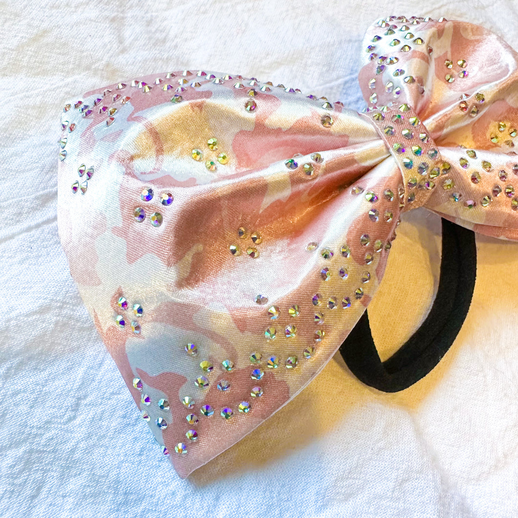 BLUSH CAMO Jumbo MUSE Tailless Cheer Bow