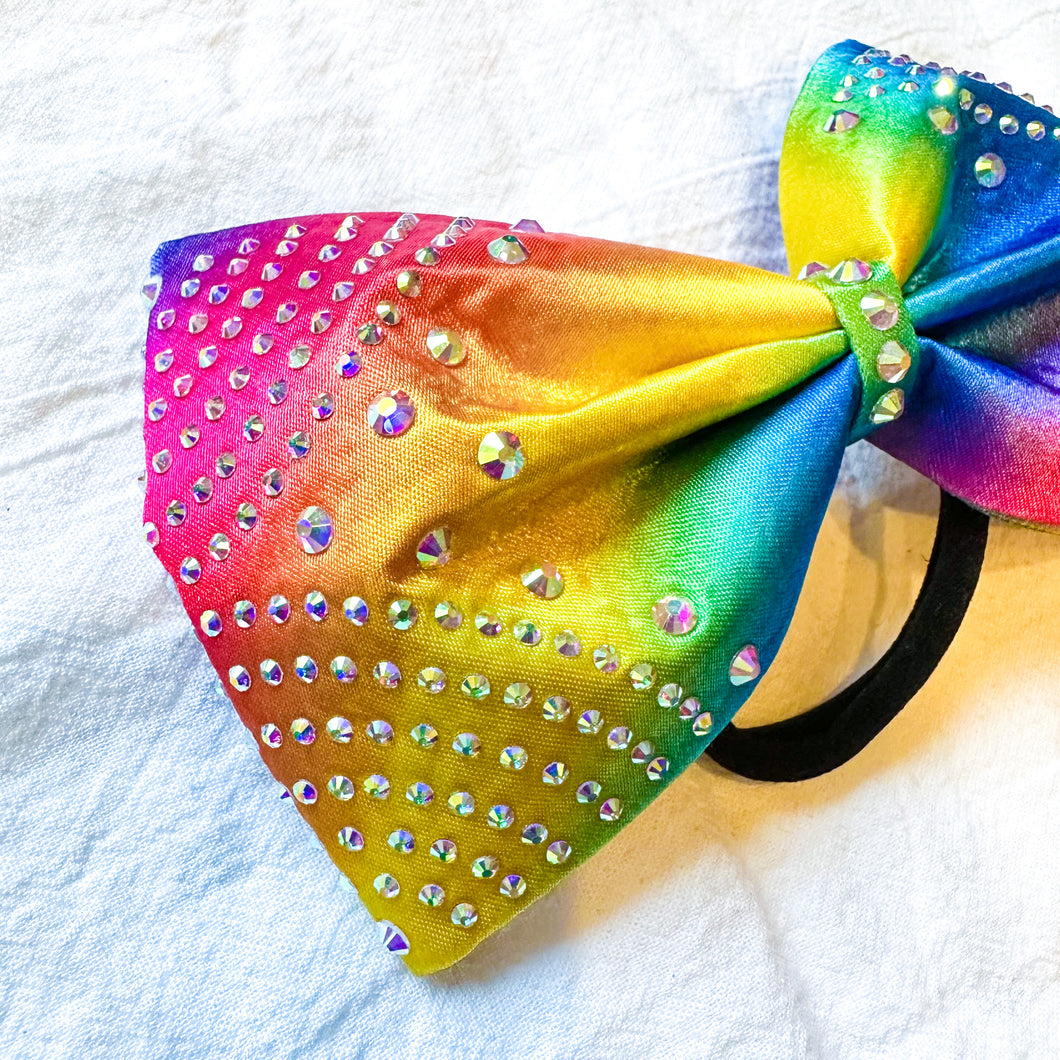 RAINBOW Jumbo MUSE Tailless Cheer Bow