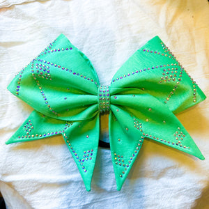 TIFFANY MINT Sewn MOXIE Cheer Bow