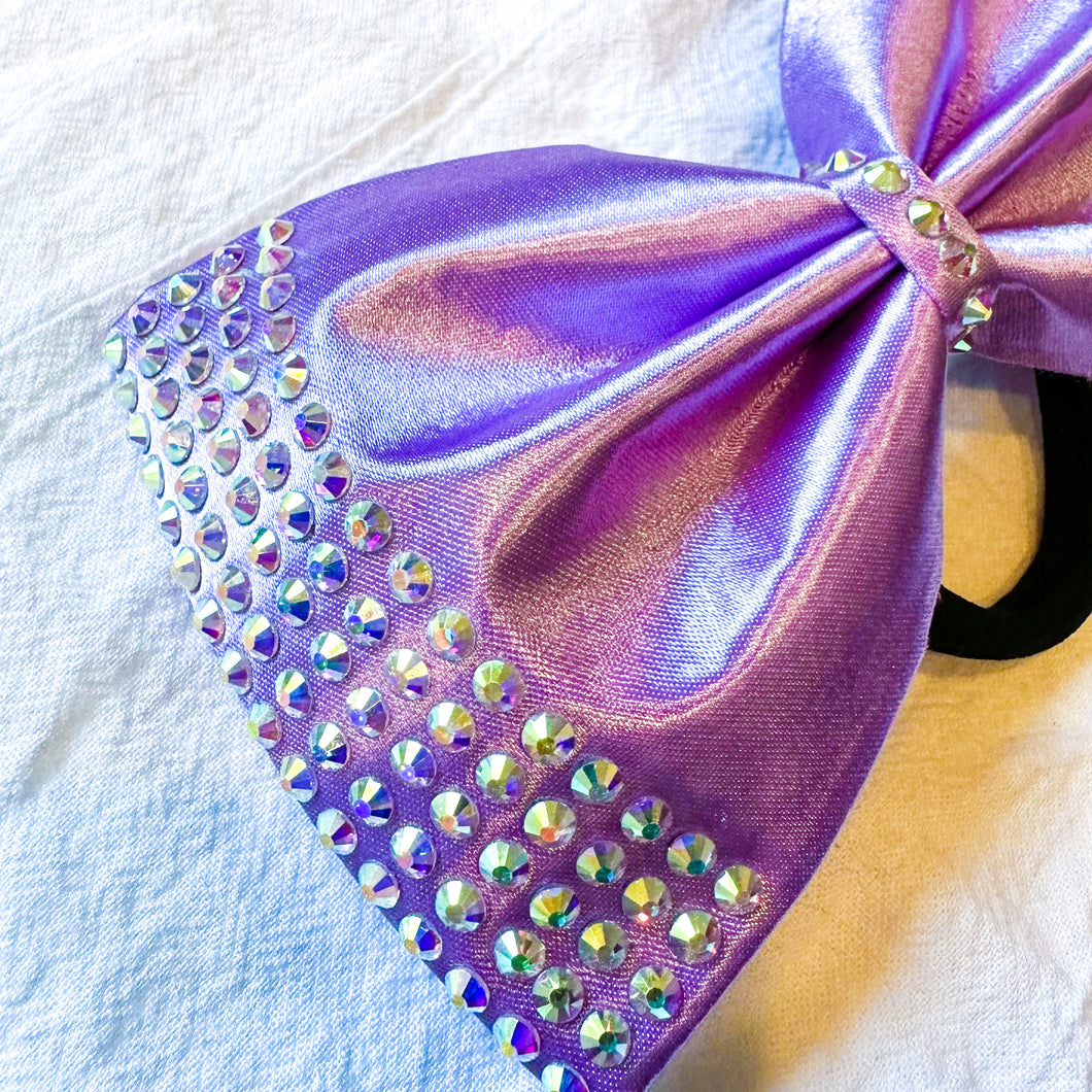 LAVENDER Jumbo MUSE Tailless Cheer Bow