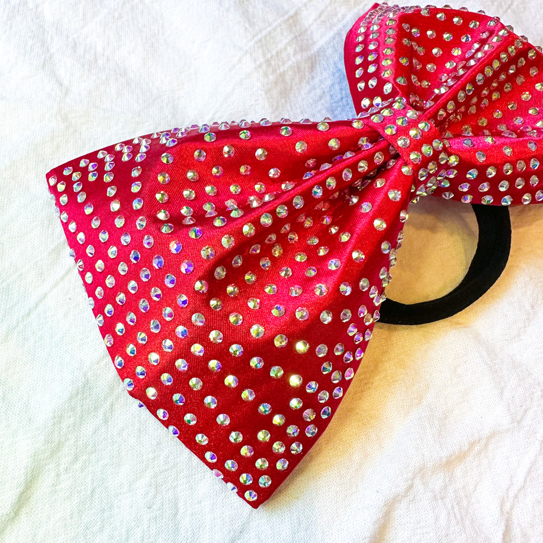 RED Jumbo MUSE Tailless Cheer Bow