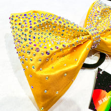 Load image into Gallery viewer, GOLDEN YELLOW Jumbo MUSE Tailless Cheer Bow