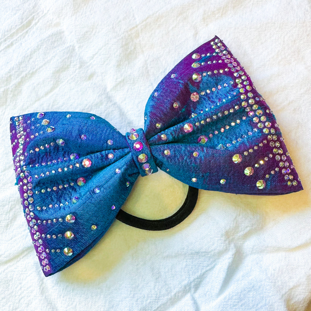 BLUE/PURPLE Shift Jumbo MUSE Tailless Cheer Bow