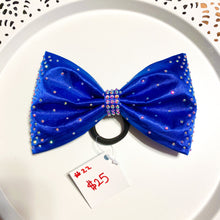 Load image into Gallery viewer, ROYAL BLUE Jumbo MUSE Tailless Cheer Bow