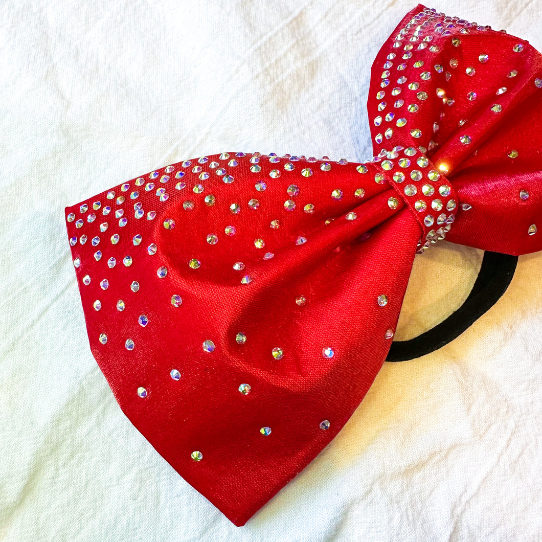 RED Jumbo MUSE Tailless Cheer Bow