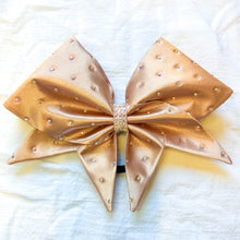 Load image into Gallery viewer, ROSE GOLD Sewn MOXIE Cheer Bow