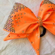 Load image into Gallery viewer, NEON ORANGE Sewn MOXIE Cheer Bow