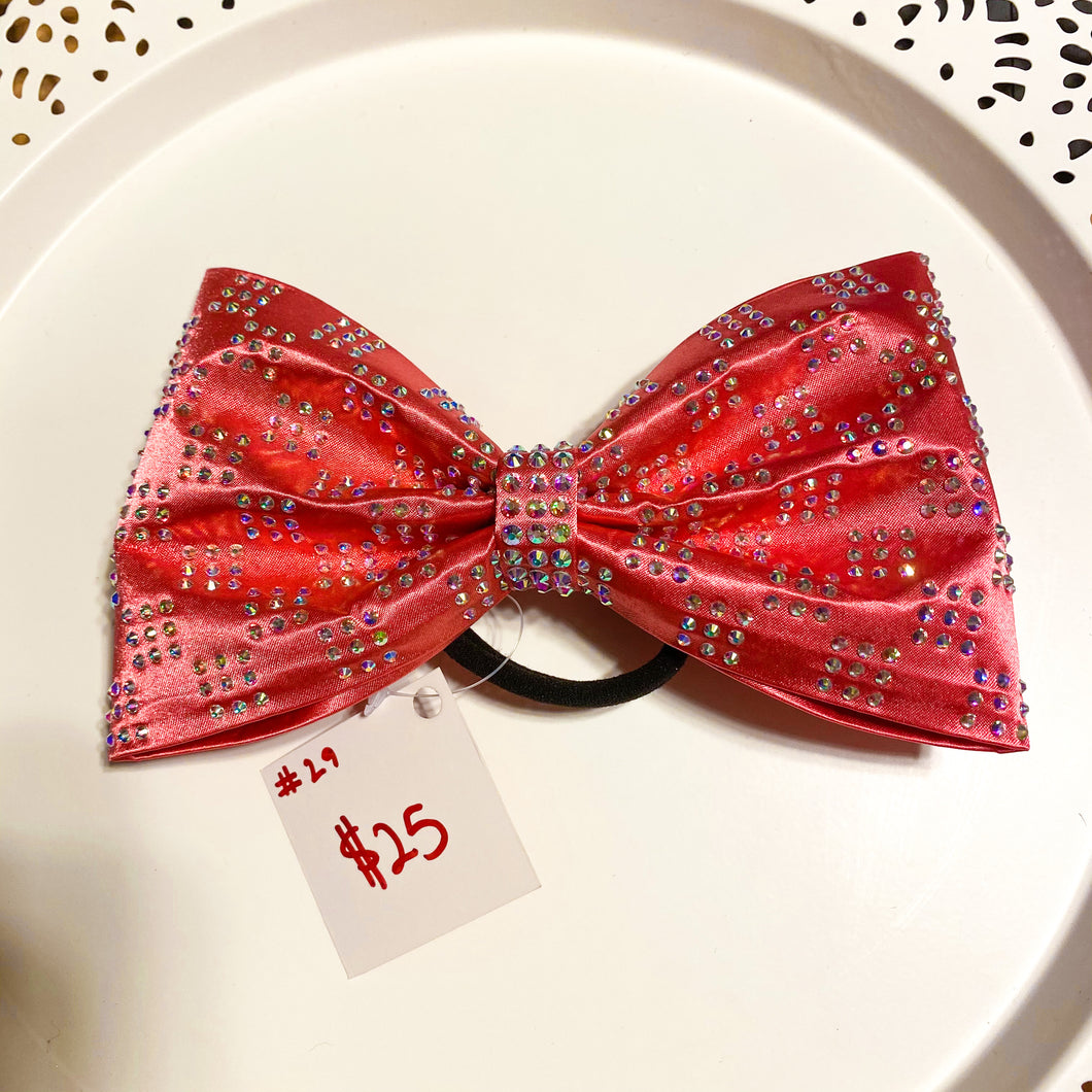 CORAL Jumbo MUSE Tailless Cheer Bow