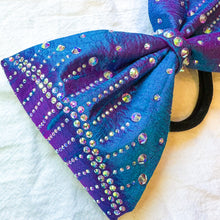 Load image into Gallery viewer, BLUE/PURPLE Shift Jumbo MUSE Tailless Cheer Bow