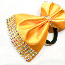 Load image into Gallery viewer, GOLDEN YELLOW Jumbo MUSE Tailless Cheer Bow