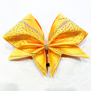 GOLDEN YELLOW Sewn MOXIE Cheer Bow