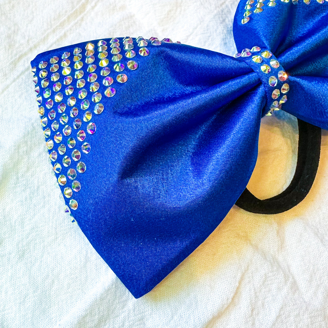 ROYAL BLUE Jumbo MUSE Tailless Cheer Bow